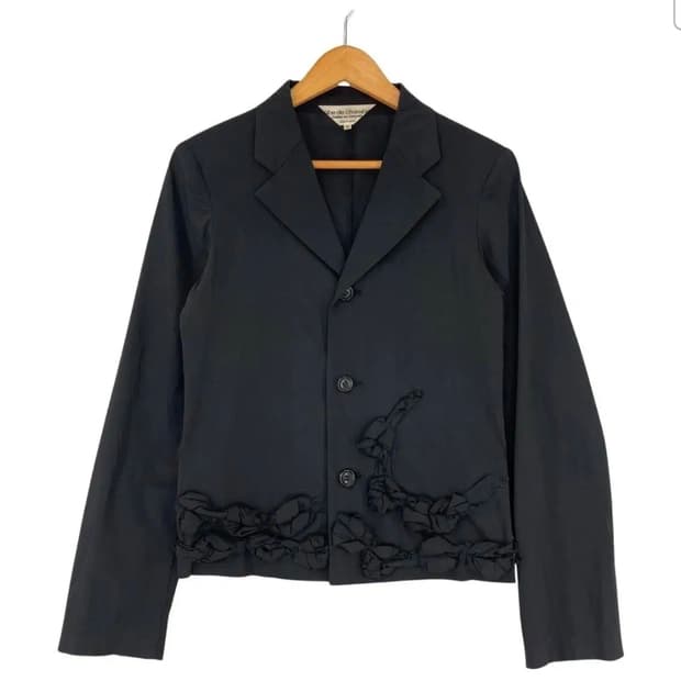 꼼데가르송 레이디스 장미 장식 자켓