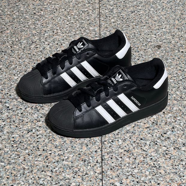 [240] 아디다스 슈퍼스타2 검흰 블랙