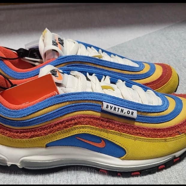 나이키 에어맥스97 러닝 클럽 폴른 오렌지 255