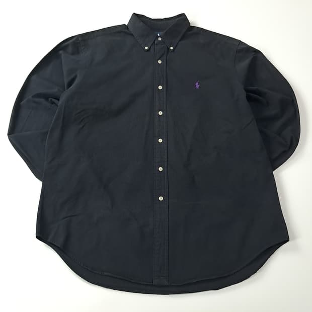 CJ429 XL 폴로 클래식핏 블랙 셔츠 남방