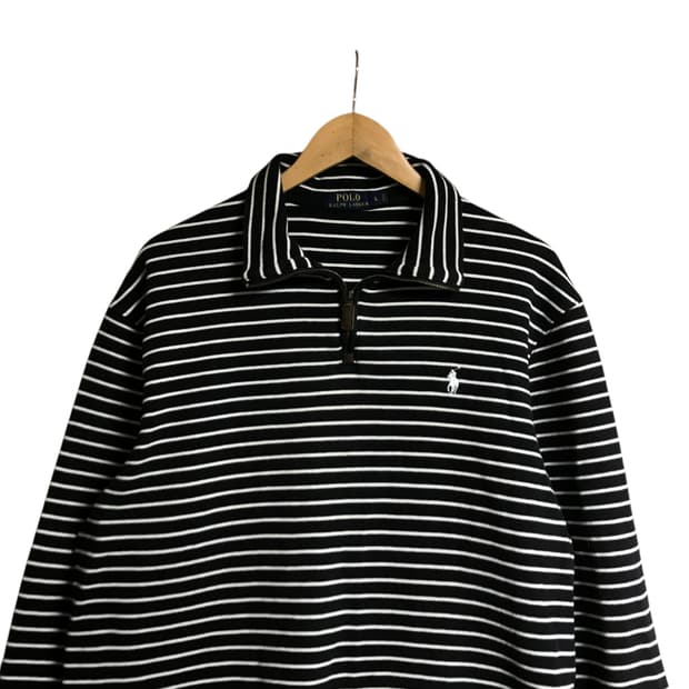 폴로 신형라인 단가라 면 코튼 반집업