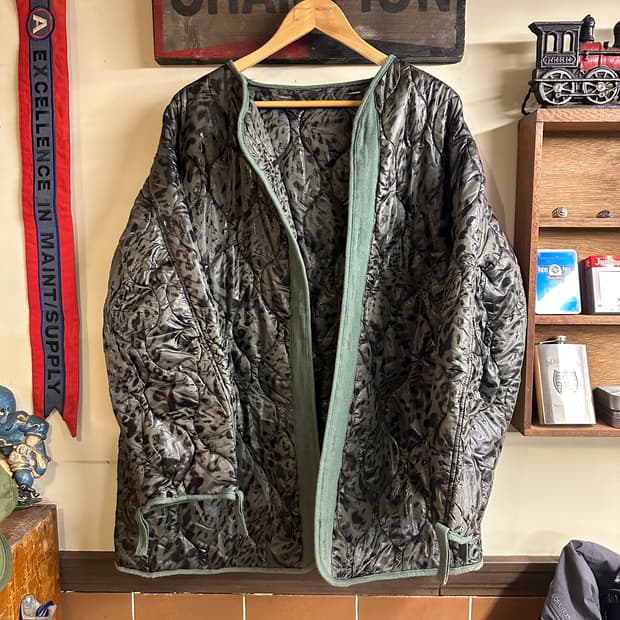 레오파드 개파카 내피 105-110