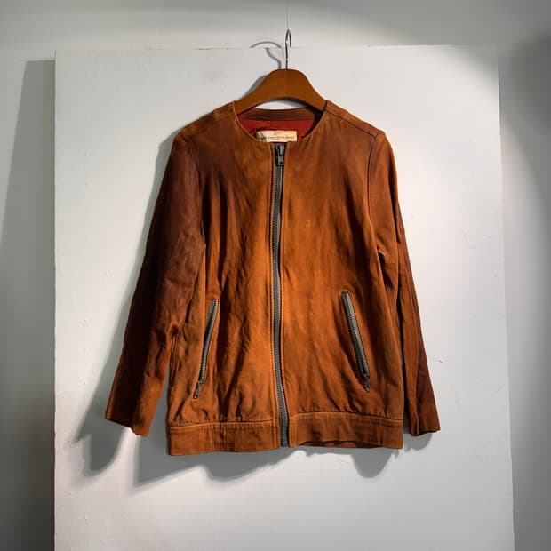 GOLDENGOOSE 이탈리아 양가죽 스웨이드 자켓 S C662
