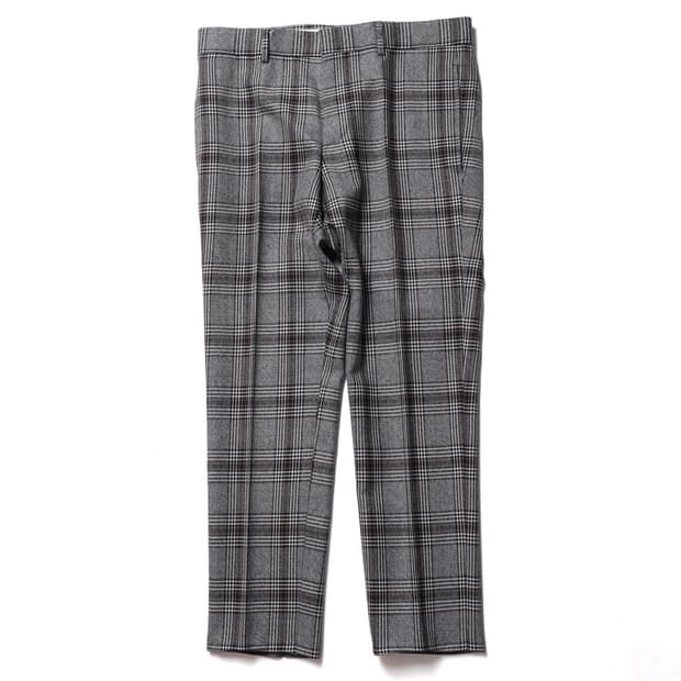 구찌 Gucci Check Pattern Wool Trousers

