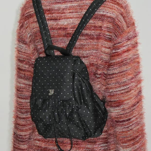 여밈 mini day backpack (star black)