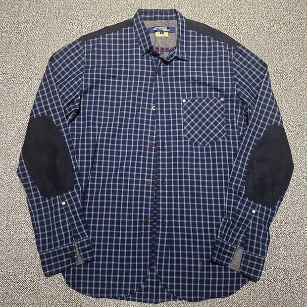 준야와타나베 꼼데가르송 체크 셔츠 s