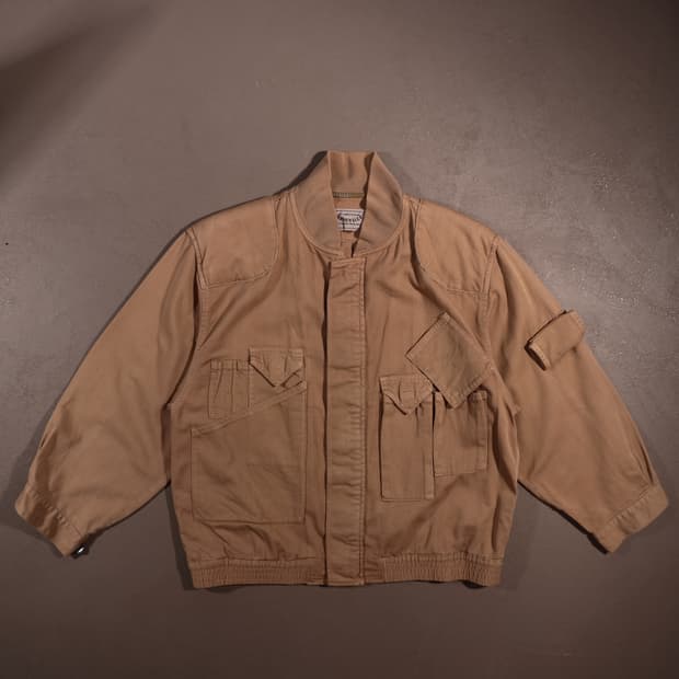 일본빈티지 코튼 멀티포켓 봄버자켓