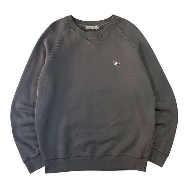 메종키츠네 트리컬러 폭스 헤드 패치 맨투맨