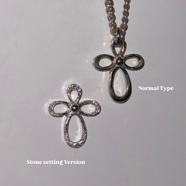 004-Clover pendant(큐빅세팅)