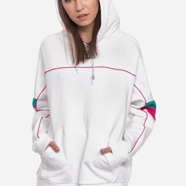 아디다스 여성 보이프렌드 후디 화이트 M