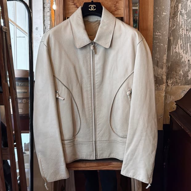 보테가베네타 사슴가죽 레더자켓