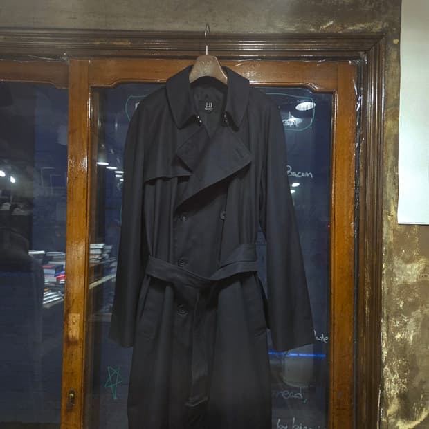 던힐 트렌치코트 