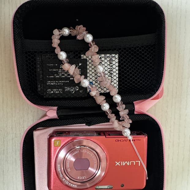 소프트 포커스&스티커)파나소닉 루믹스 fx80 핑크 디카 판매