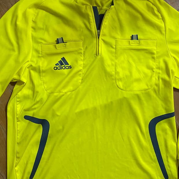아디다스 심판복 상의 형광색 긴팔 95~100