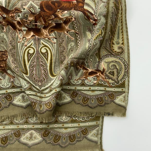 에트로 울 실크 머플러