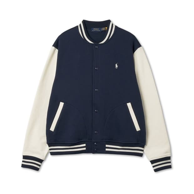 폴로 랄프로렌 플리스 베이스볼 바시티 자켓