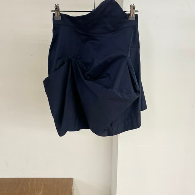 비비안웨스트우드 인디고블루 레드 라벨 언밸런스 스커트