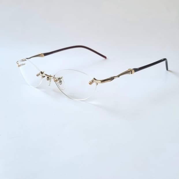 데드스탁  Palman  무테 오벌형 골드 113