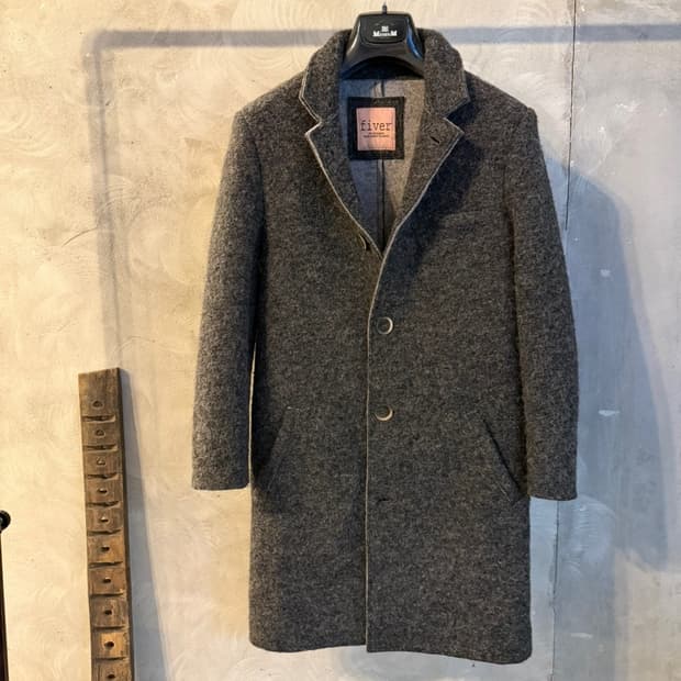 fiver 피버 펠트울 코트 100