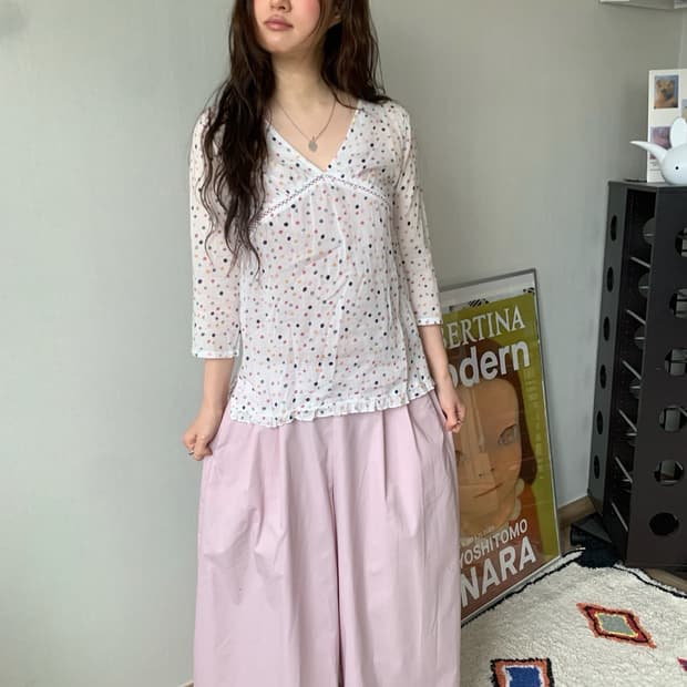 earth music, wide pants