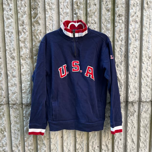 폴로 USA 반집업 기모 티셔츠 [빈티지 랄프로렌 데일리]