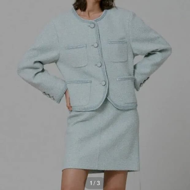 보카바카 Maremma Tweed Jacket_Mint