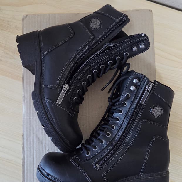할리데이비슨 블랙 부츠