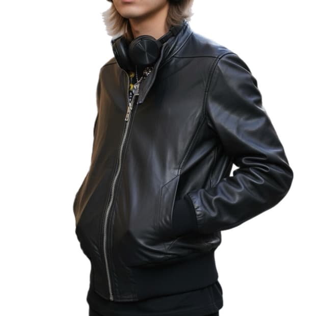 릭오웬스 몰리노 램스킨 자켓