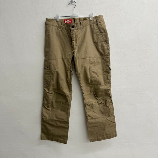 피엘라벤 카키 G-1000 트라우저 카고 팬츠 40
