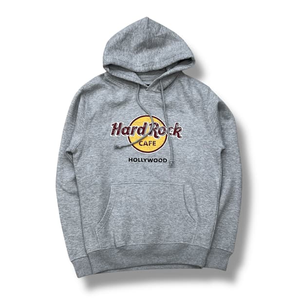 하드락카페 로고 프린팅 후드티 r2077