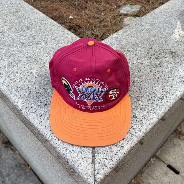 90s New Era 뉴에라 NFL 1995 슈퍼볼 수베니어 캡