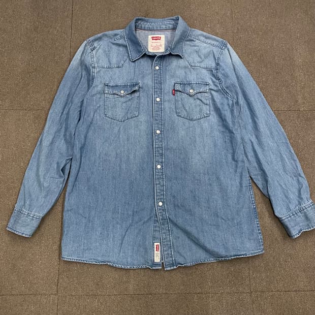 levis 리바이스 웨스턴 데님셔츠 m