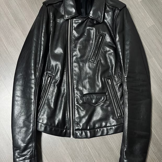 릭오웬스 / 스투지 레더 자켓 / 48