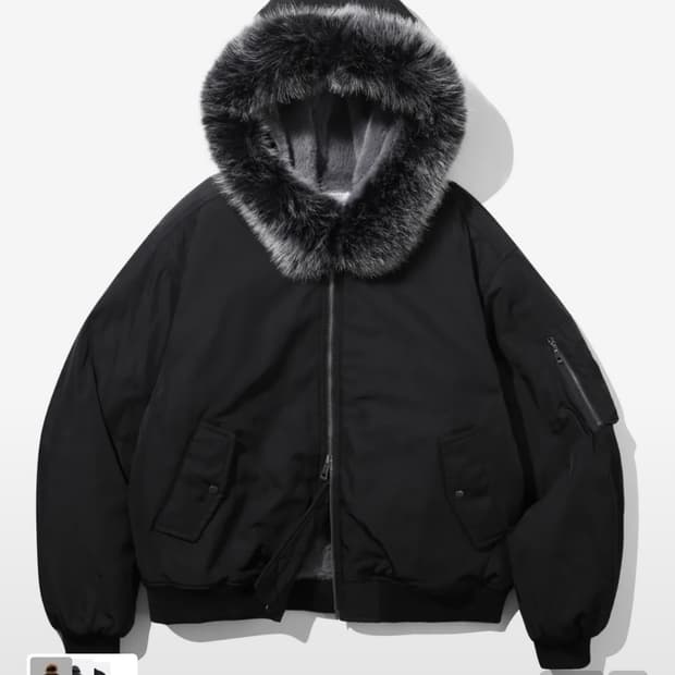 아크틱 후드 MA-1 봄버 (블랙)