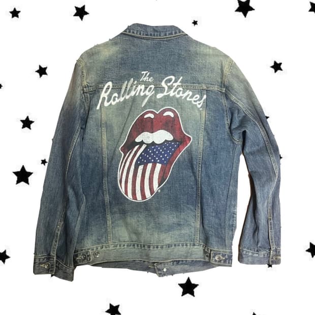 롤링 스톤즈 The Rolling Stones 데님 트러커 자켓