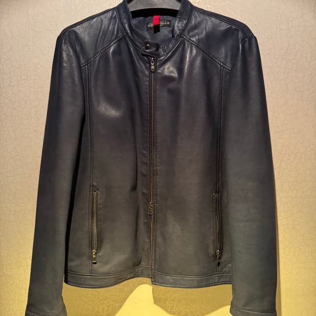 Vera Pelle Italy Leather 가죽자켓 Deep Blue