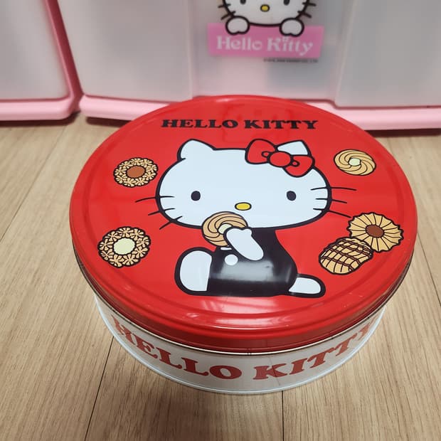 고전키티 빈티지 틴케이스