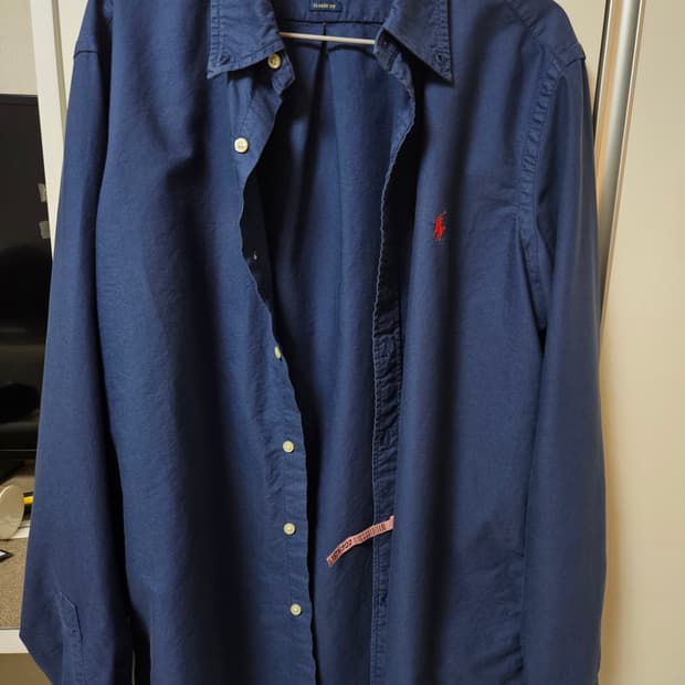 정품 폴로랄프로렌 네이비 셔츠 L사이즈