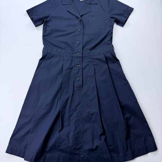 MHL 마가렛호웰 코튼 원피스 네이비