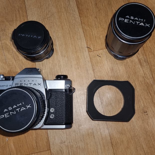 아사히펜탁스 spotmatic f 및 렌즈 3종