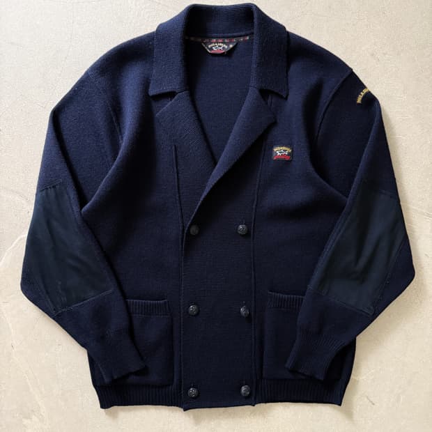 Paul Shark Double Clasp Wool Cardigan