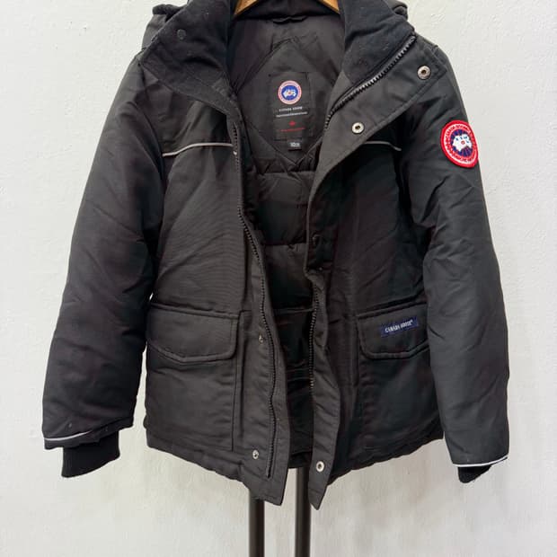 정품) 캐나다구스 키즈 패딩 블랙 140 