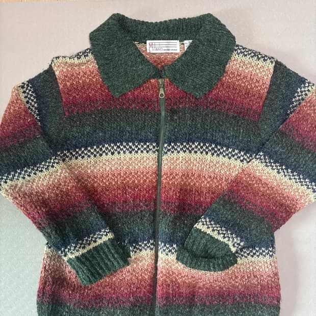 Tab 콜하그 빈티지 니트 집업 원가5만원