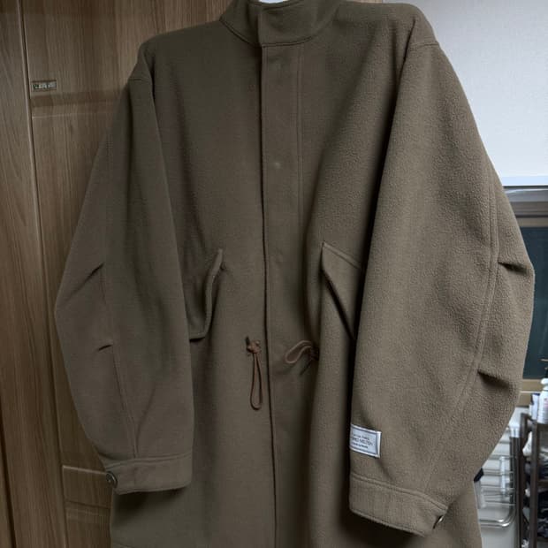 B:ming by 빔즈 하이브리드 멜튼 울 m-65 피쉬테일파카