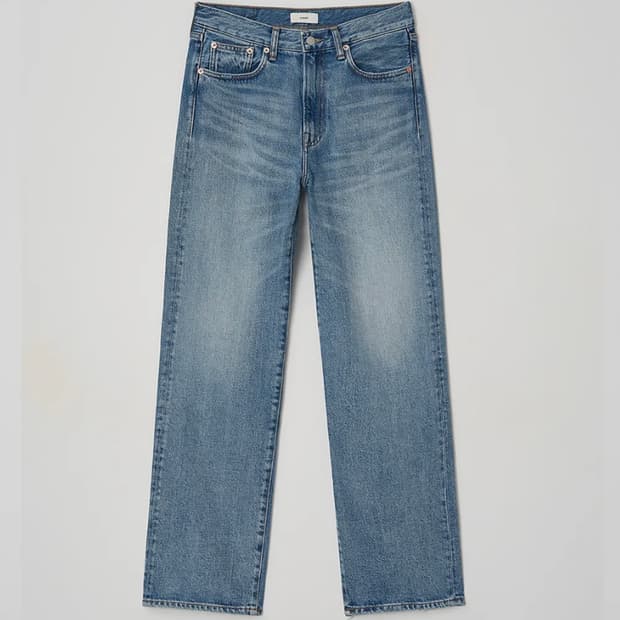 파세르 시그니처 스트레이트 데님 [미드 블루] L