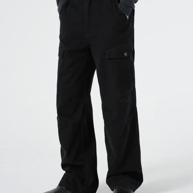 유니온블루 유니폼카고팬츠 블랙 28사이즈 새상품