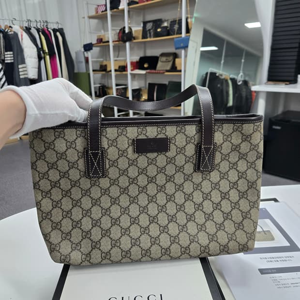 [50%세일] 구찌 시그니처 토트백