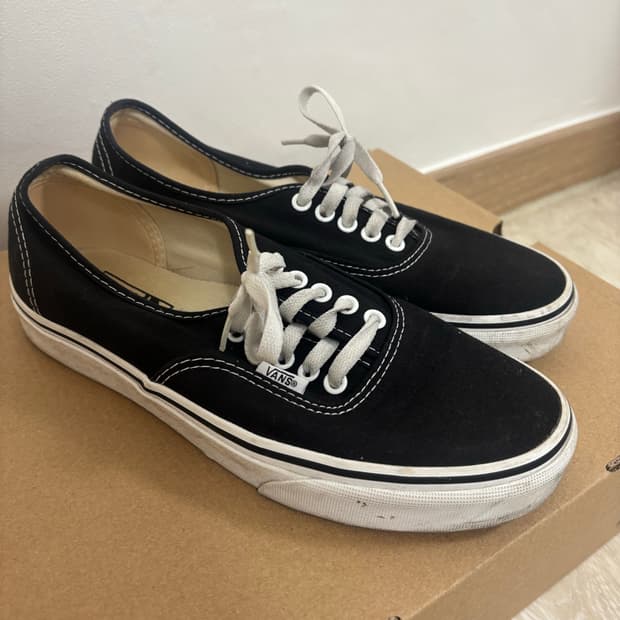 반스 어센틱 블랙 260