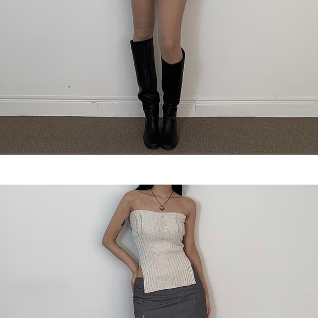 모레이스 트임 로우라이즈 스커트