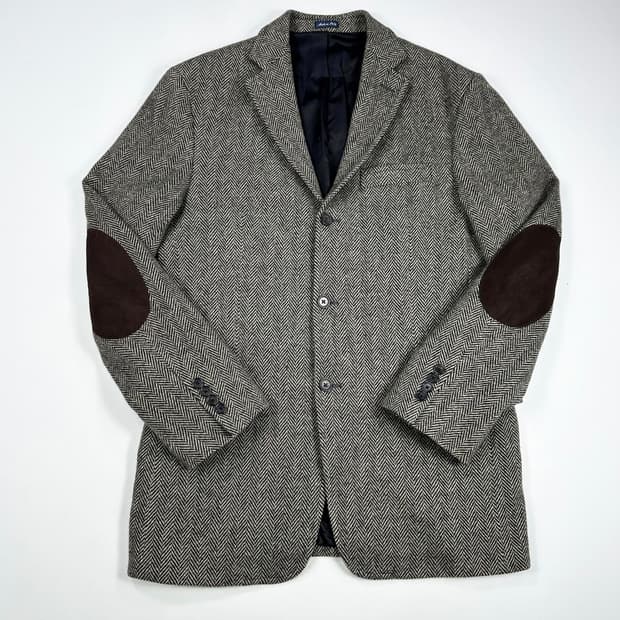 made in ITALY 폴로 랄프로렌 헤링본 블레이져 L